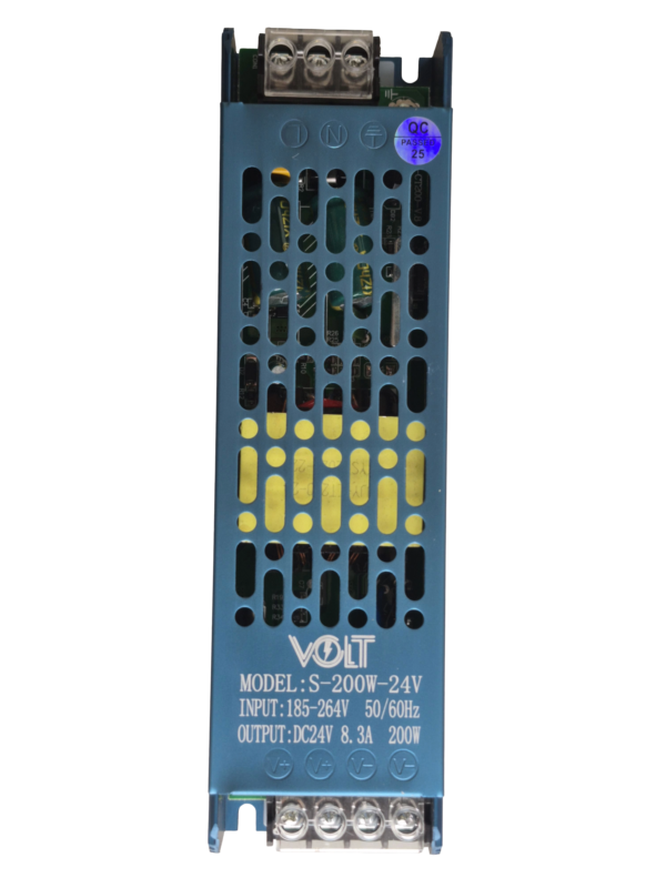 ترانس اسلیم 24 ولت 200 وات برند VOLT - Image 2